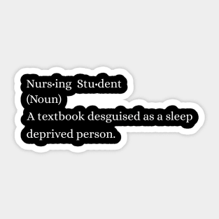 Future Nurse Nursing Student Definition Sticker